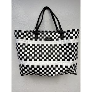 COPY - Kate Spade New York Woven Black Large Tote Bag - Black/White